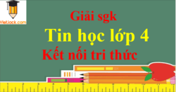 Tin học lớp 4 Kết nối tri thức | Giải bài tập Tin học lớp 4 (hay, chi tiết)