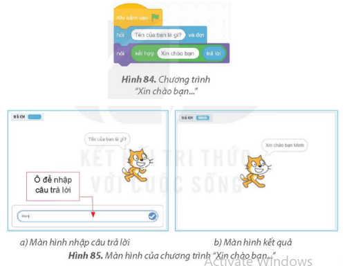 Tin học lớp 5 Kết nối tri thức Bài 14: Sử dụng biến trong chương trình