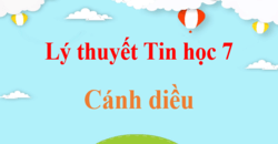 Lý thuyết Tin học 7 Cánh diều (hay, ngắn gọn) | Kiến thức trọng tâm Tin 7