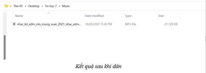 Trong máy tính thường có một số tệp bài hát rải rác nhiều nơi