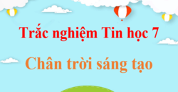 500 Câu hỏi trắc nghiệm Tin học 7 Chân trời sáng tạo (có đáp án) | Trắc nghiệm Tin 7