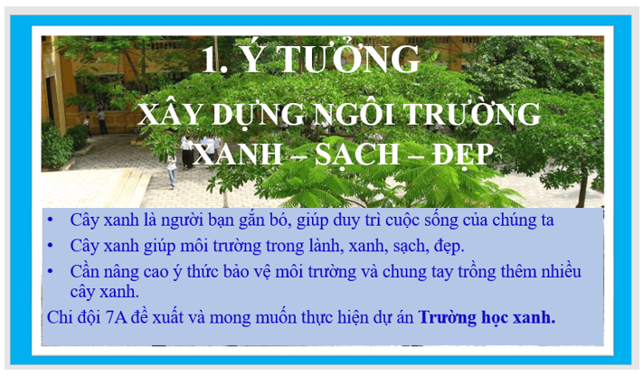 Em hãy bổ sung thêm một hình ảnh vào trang trình bày