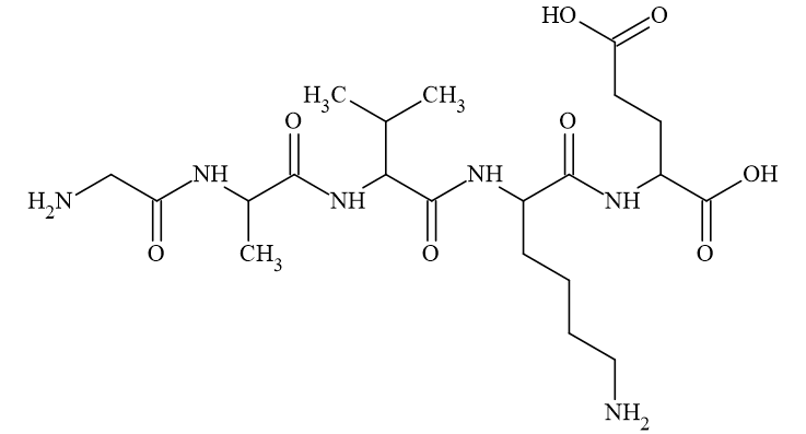 Phân tử khối của Gly-Ala-Val-Lys-Glu (chính xác nhất)