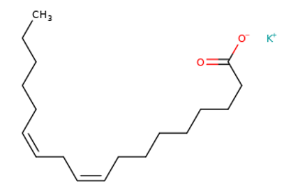 Phân tử khối của potassium linoleate (chính xác nhất)