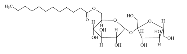 Saccharose monolaurate (C11H23COOC12H14O3(OH)7) là gì