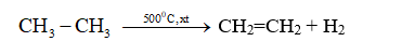 Tính chất hóa học của C2H6 (Ethane)