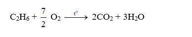 Tính chất hóa học của C2H6 (Ethane)