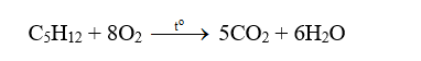 Tính chất hóa học của Pentan C5H12