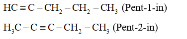 Tính chất của C5H8 (Pentyne)	