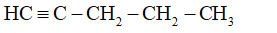 Tính chất của C5H8 (Pentyne)	