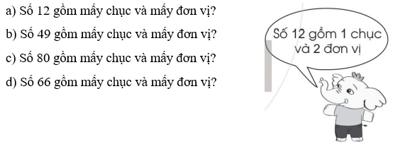 Toán lớp 1 Chục và đơn vị trang 104 | Cánh diều