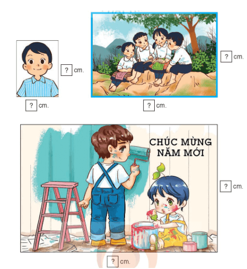 Toán lớp 1 Cùng học để phát triển Thực hành đo độ dài (trang 76)