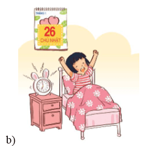 Toán lớp 1 Cùng học để phát triển Thực hành nói thời gian (trang 84)