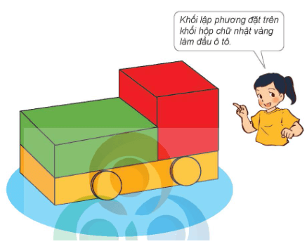 Toán lớp 1 Cùng học để phát triển Thực hành xếp, ghép hình (trang 16)