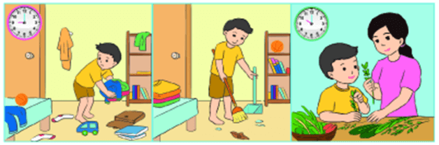 Toán lớp 1 Chân trời sáng tạo Chiếc đồng hồ của em (trang 92)