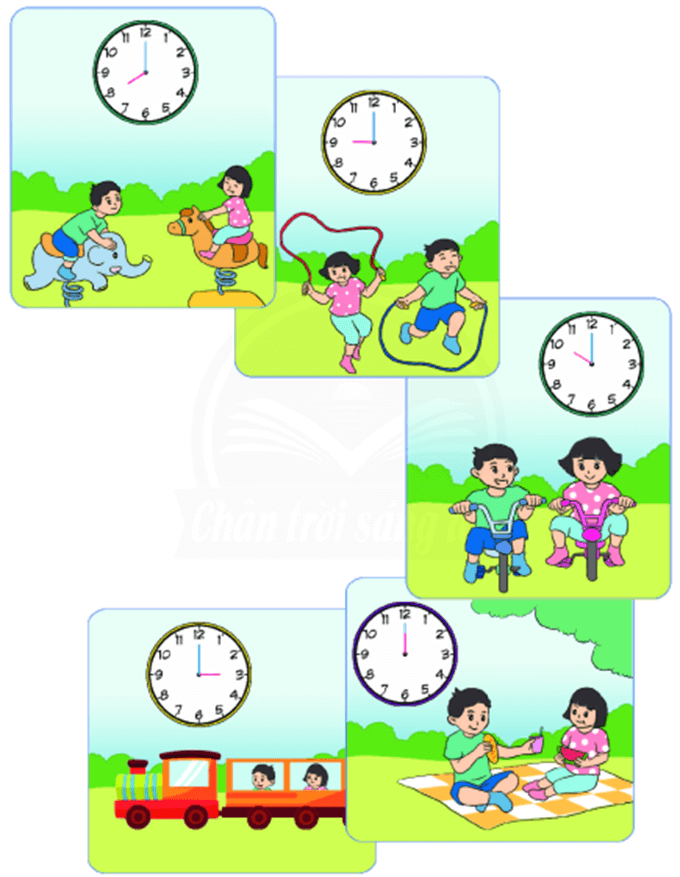 Toán lớp 1 Chân trời sáng tạo Chiếc đồng hồ của em (trang 92)