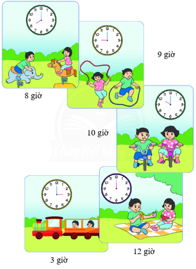 Toán lớp 1 Chân trời sáng tạo Chiếc đồng hồ của em (trang 92)