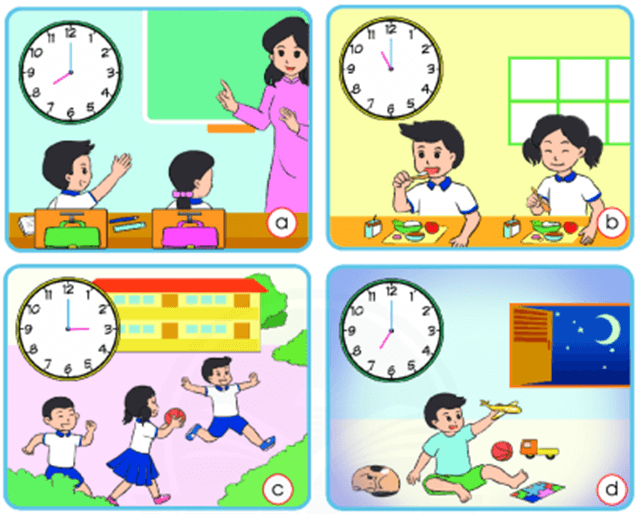 Toán lớp 1 Chân trời sáng tạo Chiếc đồng hồ của em (trang 92)
