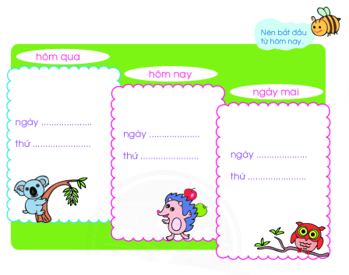 Toán lớp 1 Chân trời sáng tạo Tờ lịch của em (trang 128)