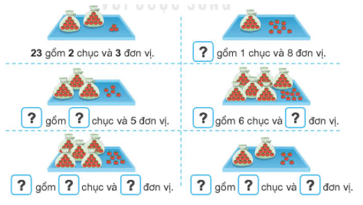 Toán lớp 1 Bài 21: Số có hai chữ số trang 5 | Kết nối tri thức