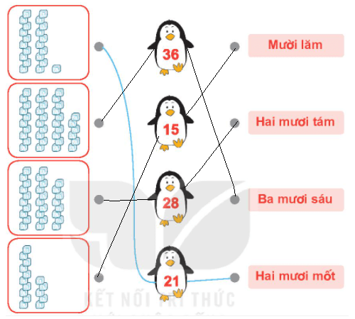 Toán lớp 1 Bài 21: Số có hai chữ số trang 5 | Kết nối tri thức