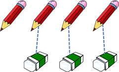 10 Bài tập trắc nghiệm Nhiều hơn, ít hơn, bằng nhau lớp 1 (có lời giải)