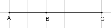 Cho A, B, C là ba điểm thẳng hàng, B nằm giữa A và C. Viết các cặp vectơ