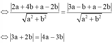 Cho ba điểm A, B và C. Viết phương trình đường thẳng đi qua B đồng thời cách đều A và C