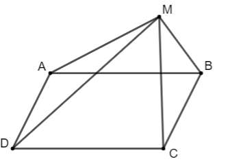 Cho ABCD là hình bình hành. Chứng minh vectơ MB - vectơ MA = vectơ MC -vectơ MD với mọi điểm M trong mặt phẳng