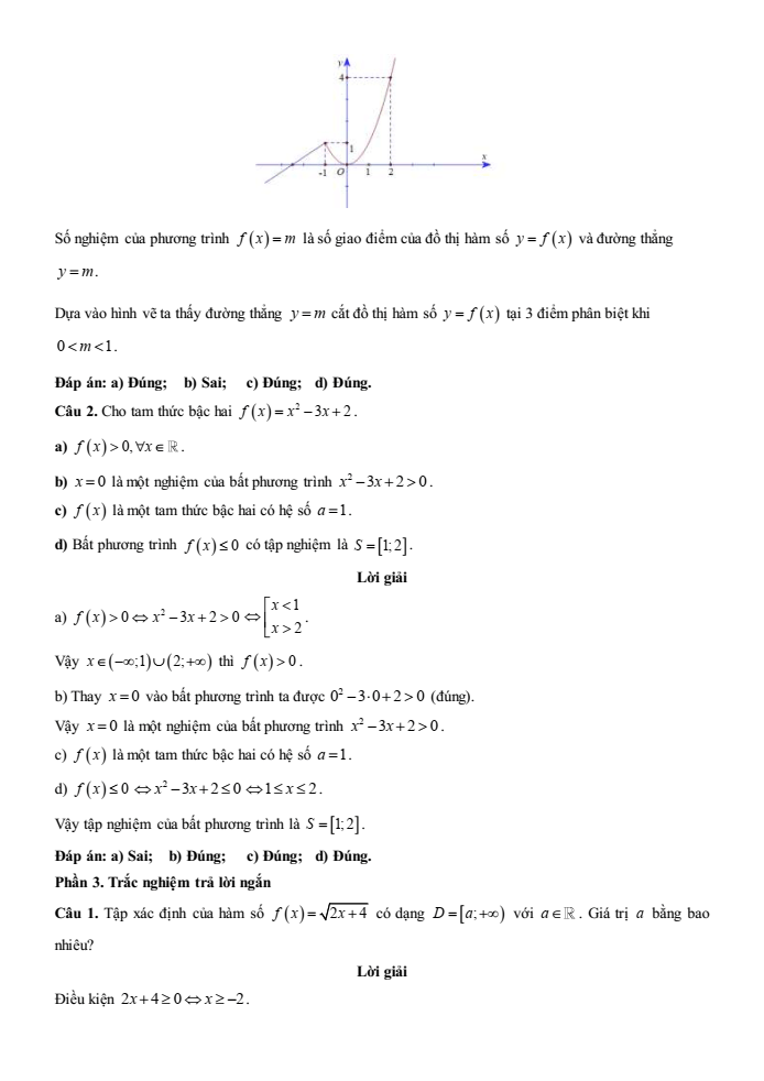 Đề kiểm tra Toán 10 Cánh diều Chương 3 (có lời giải)