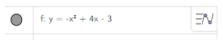 Vẽ đồ thị các hàm bậc hai sau: y = – x^2 + 4x – 3