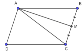 Cho hình bình hành ABCD Gọi M là trung điểm cạnh BC
