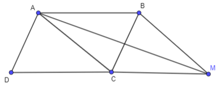 Cho hình bình hành ABCD Hãy tìm điểm M để vecto BM = vecto AB + vecto AD 