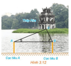 Ngắm tháp rùa từ bờ, chỉ với những dụng cụ đơn giản, dễ chuẩn bị