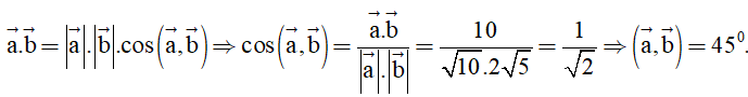 16 Bài tập Tích vô hướng của hai vectơ (có đáp án) | Kết nối tri thức Trắc nghiệm Toán 10