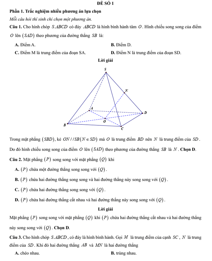 Đề kiểm tra Toán 11 Cánh diều Chương 4 (có lời giải)