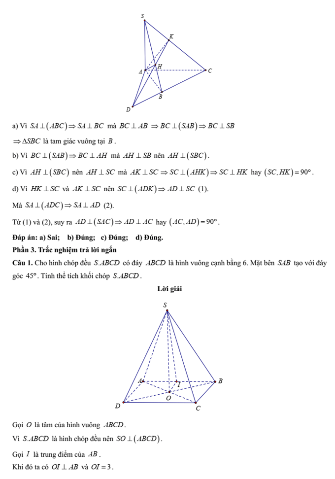 Đề kiểm tra Toán 11 Cánh diều Chương 8 (có lời giải)