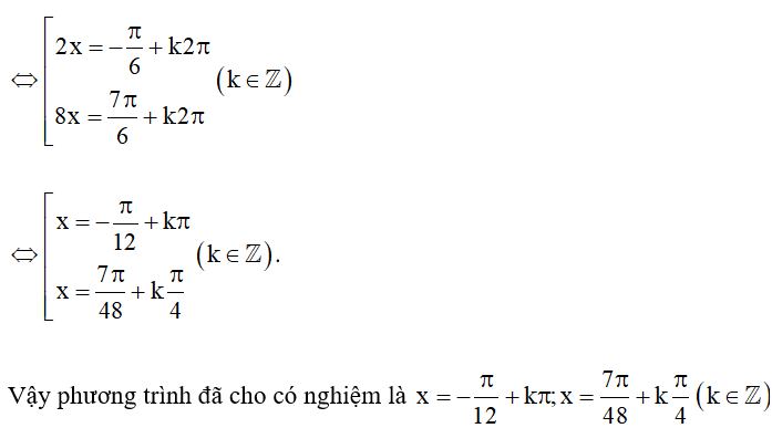 Phương trình lượng giác cơ bản (Lý thuyết Toán lớp 11) | Cánh diều