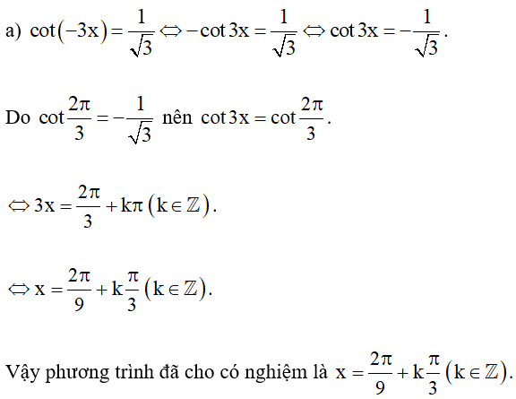 Phương trình lượng giác cơ bản (Lý thuyết Toán lớp 11) | Cánh diều