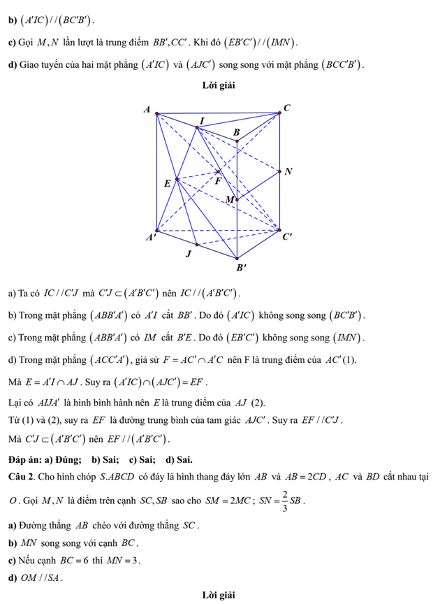 Đề kiểm tra Toán 11 Chân trời sáng tạo Chương 4 (có lời giải)
