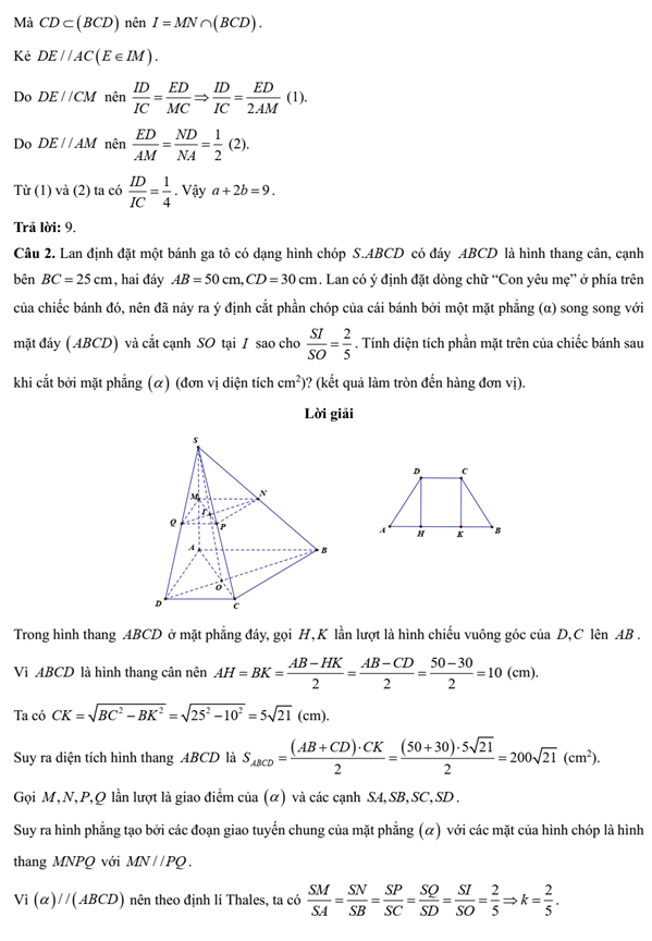 Đề kiểm tra Toán 11 Chân trời sáng tạo Chương 4 (có lời giải)