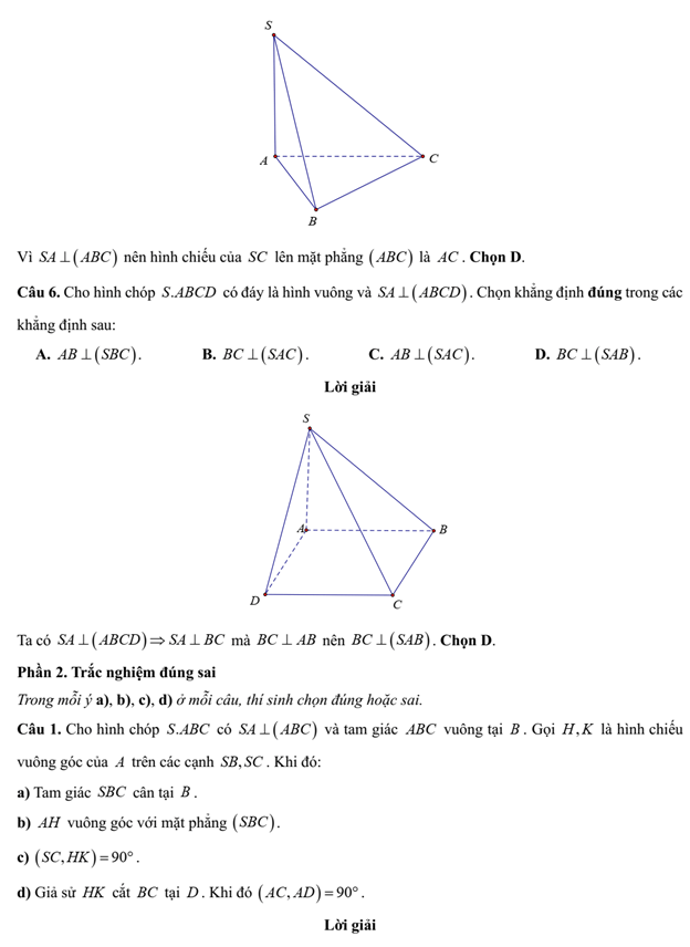 Đề kiểm tra Toán 11 Chân trời sáng tạo Chương 8 (có lời giải)