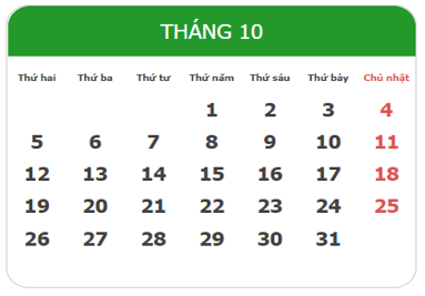 17 Bài tập trắc nghiệm Ngày, Tháng lớp 2 (có lời giải) | Toán lớp 2 Cánh diều
