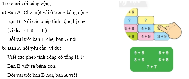 Toán lớp 2 Bảng cộng trang 46, 47, 48, 49 | Chân trời sáng tạo.