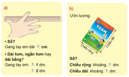 Toán lớp 2 Đề-xi-mét trang 31, 32, 33 | Chân trời sáng tạo.