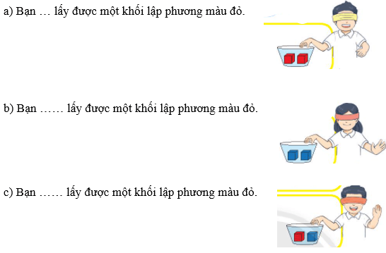 Toán lớp 2 Ôn tập: Biểu đồ tranh - Có thể, chắc chắn, không thể trang 111, 112 | Chân trời sáng tạo.