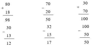 Toán lớp 2 trang 119, 120, 121, 122, 123, 124 Ôn tập phép cộng và phép trừ | Chân trời sáng tạo.