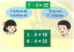 Toán lớp 2 Thừa số, tích trang 13 | Chân trời sáng tạo.