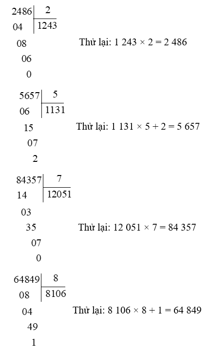 Toán lớp 3 trang 75 Luyện tập chung | Cánh diều