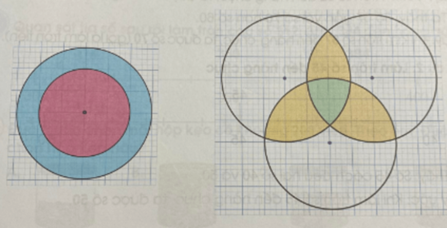 Toán lớp 3 Vẽ trang trí hình tròn (trang 26, 27) | Cánh diều